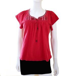 Beaded Cotton Top